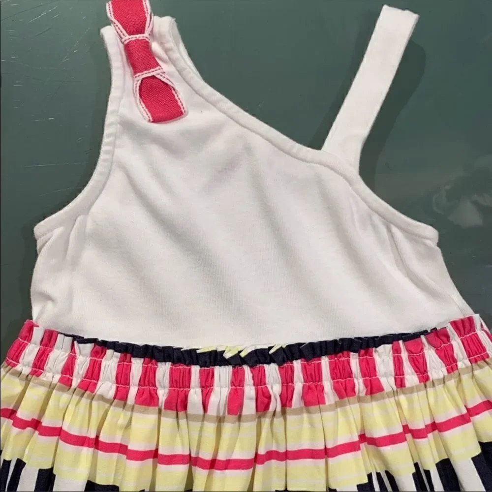 Gymboree Cape Cod Cutie Nautical Dress Navy Pink